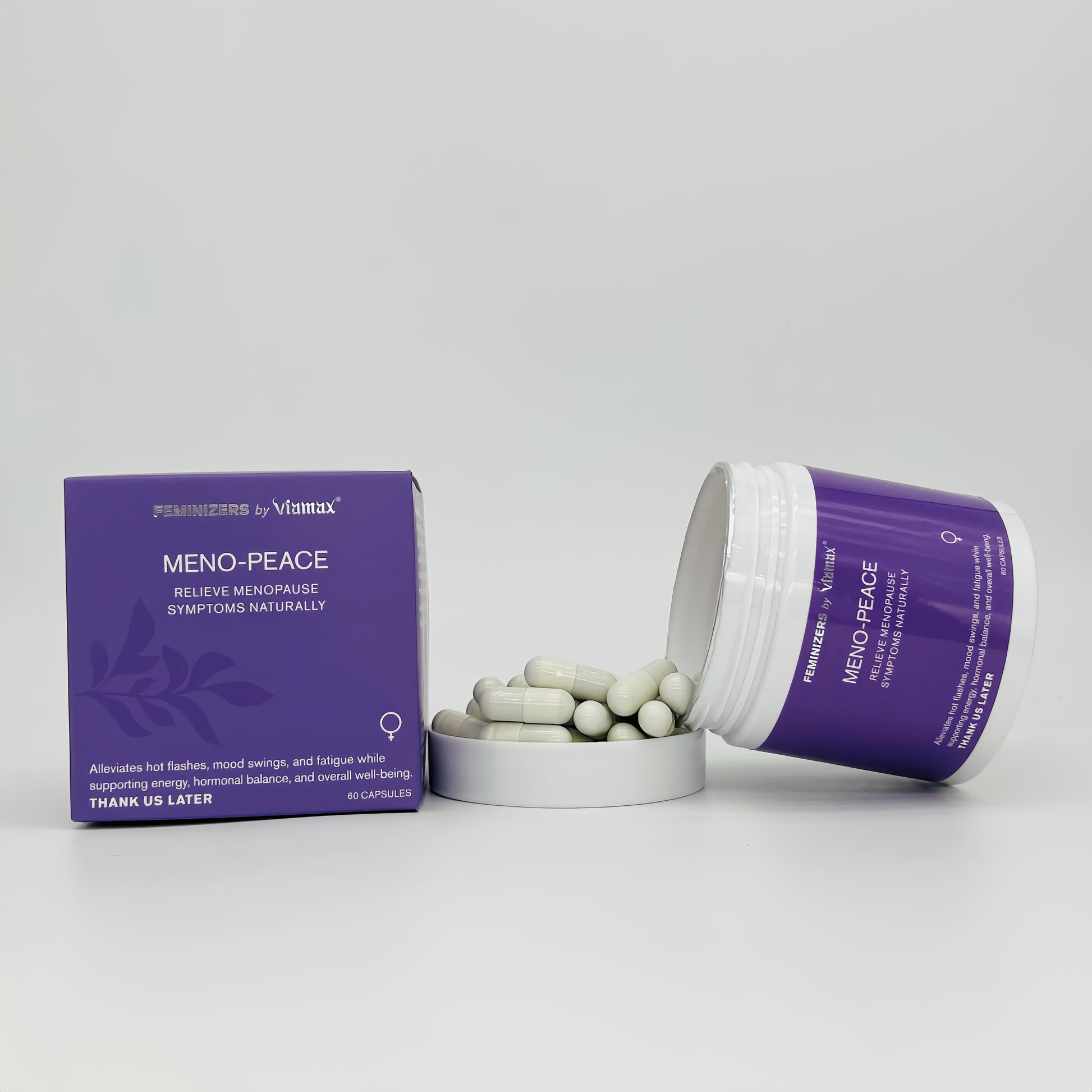 Viamax MenoPeace capsules – plant-based supplement designed for women’s life stages