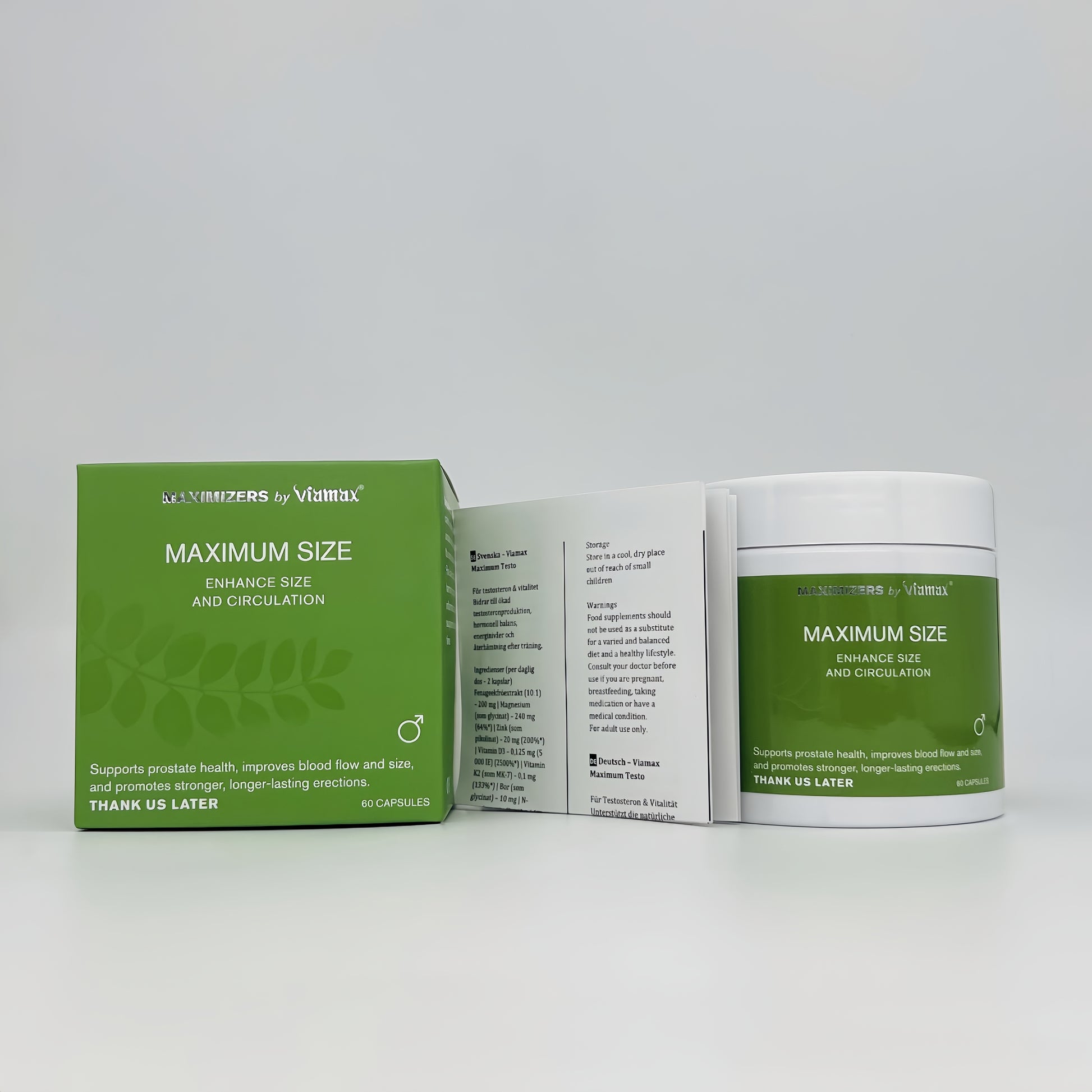 Viamax Maximum Size – men’s dietary supplement supporting energy metabolism size and strength