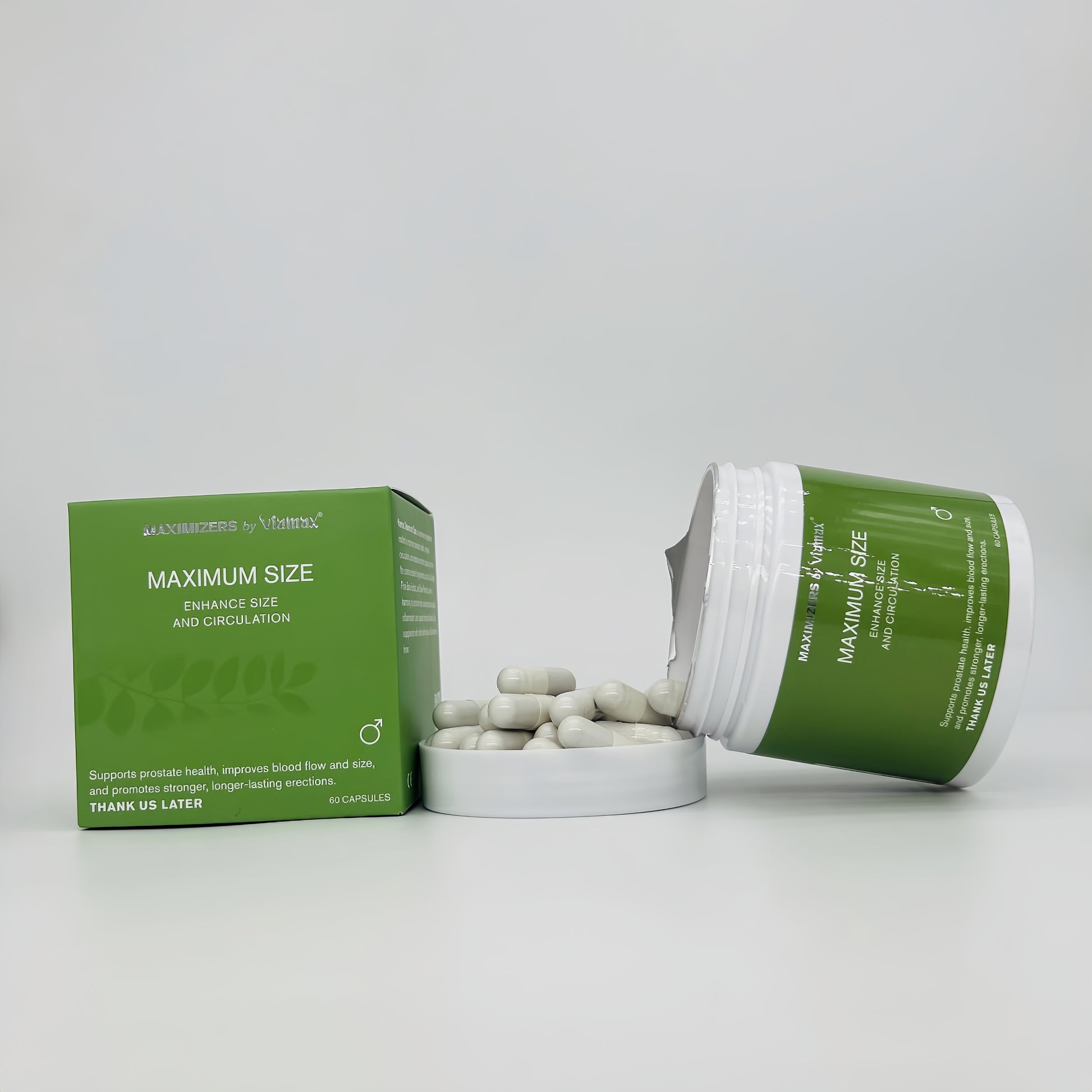 Viamax Maximum Size packaging – men’s supplement with plant extracts and amino acids