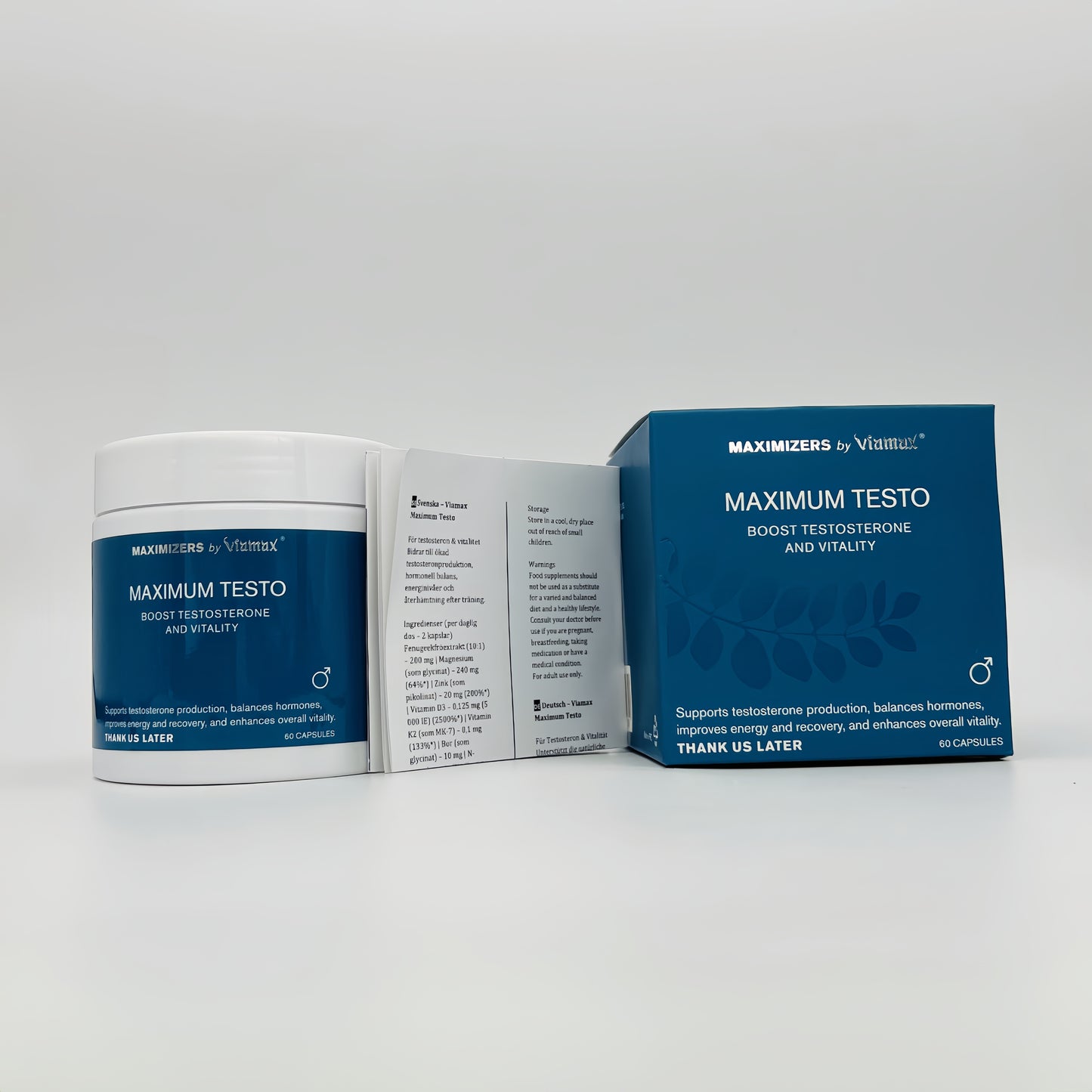VIAMAX MAXIMUM TESTO, 60 Capsules