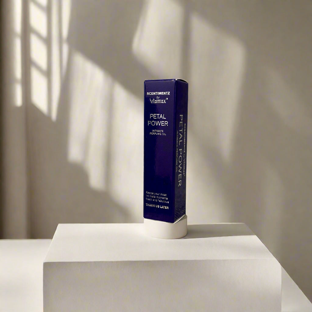 Flirty Viamax perfume oil – compact roll-on bottle - Petal Power