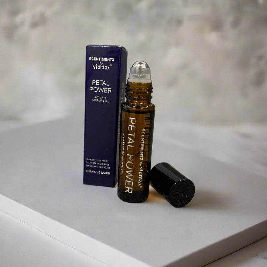 petal power - Viamax Perfume Oil – long-lasting roll-on fragrance, 10 ml