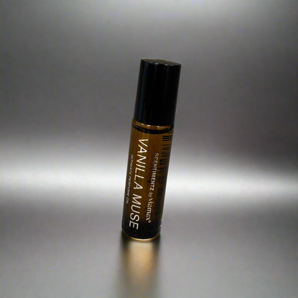 Viamax Vanilla Muse – sensual vanilla roll-on perfume oil, 10 ml