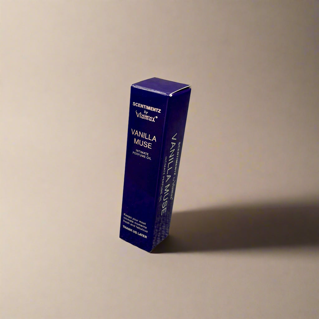 Viamax Vanilla Muse perfume oil with sweet and sensual vanilla notes