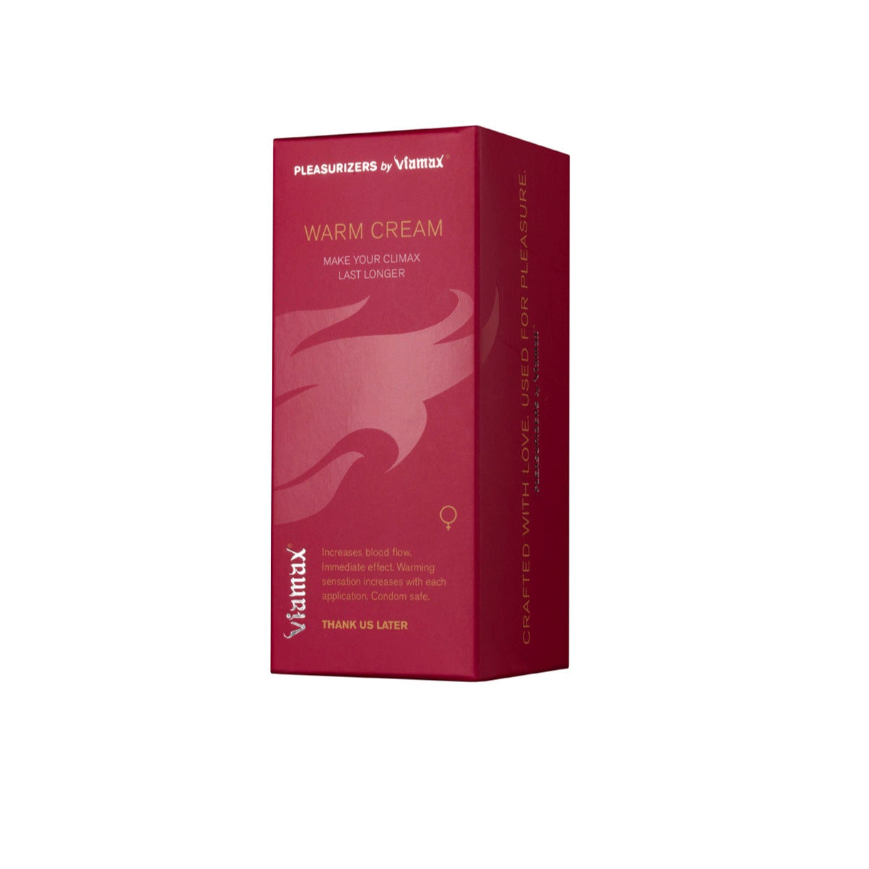 Tube of Viamax Warm Cream – Swedish-developed stimulating cream for intimacy