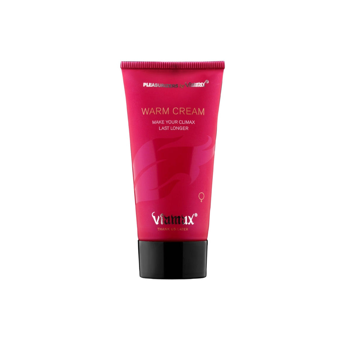 Viamax Warm Cream packaging – natural warming cream for intimate moments