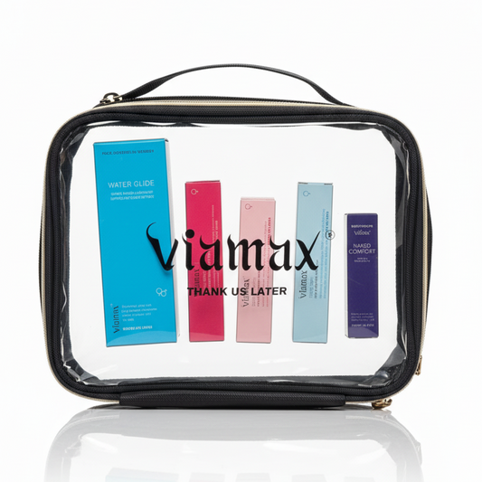 Viamax love kit intimate weekend bag lubricants