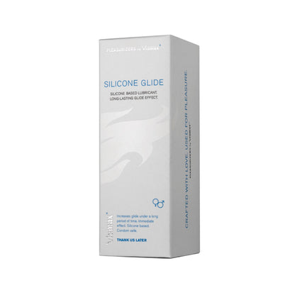 Viamax Silicone Glide packaging – smooth and body-safe silicone intimate gel