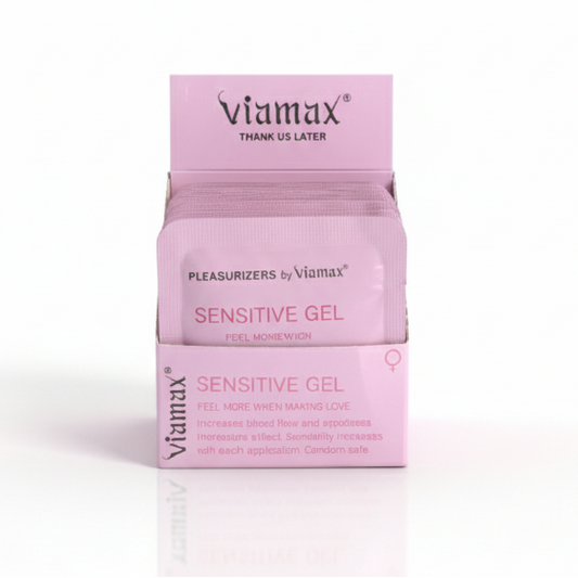 Small travel size viamax sensitive gel 3ml